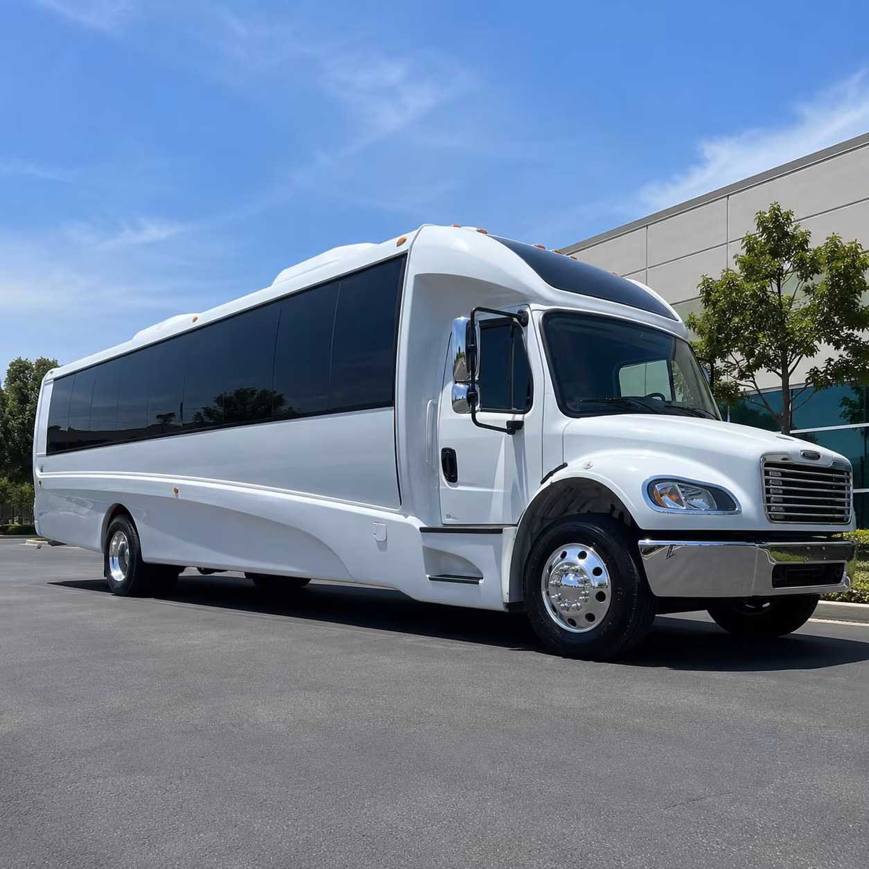 Abilene abilene airport transportation party bus exterior