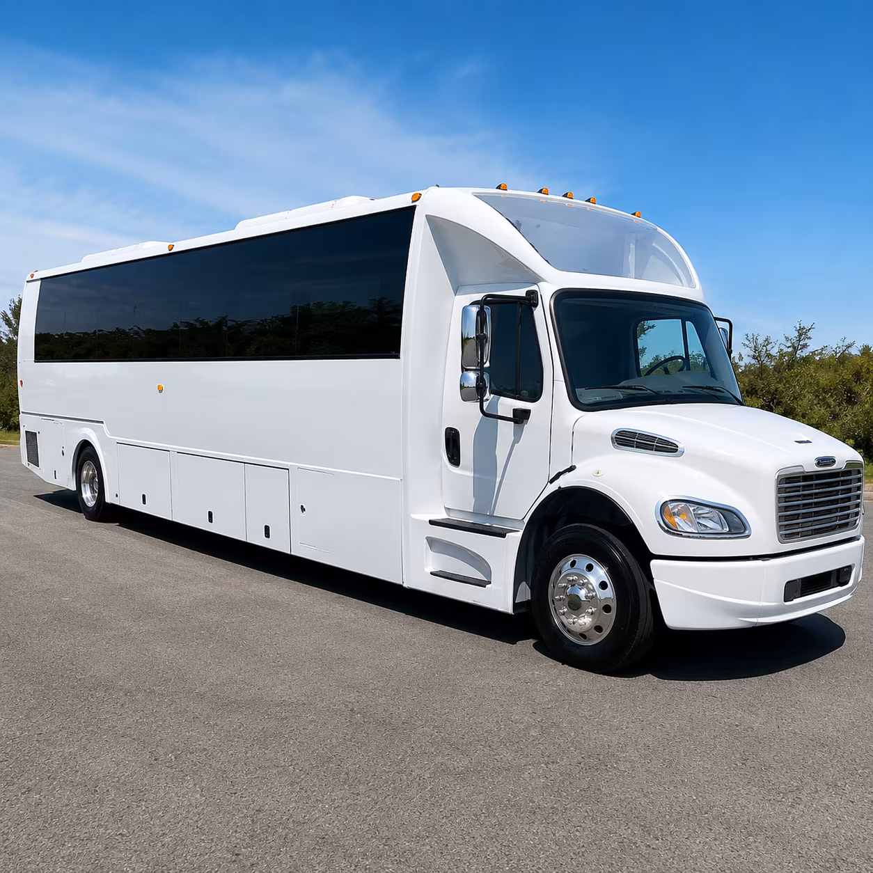 Abilene abilene bachelor bachelorette party bus rental party bus exterior