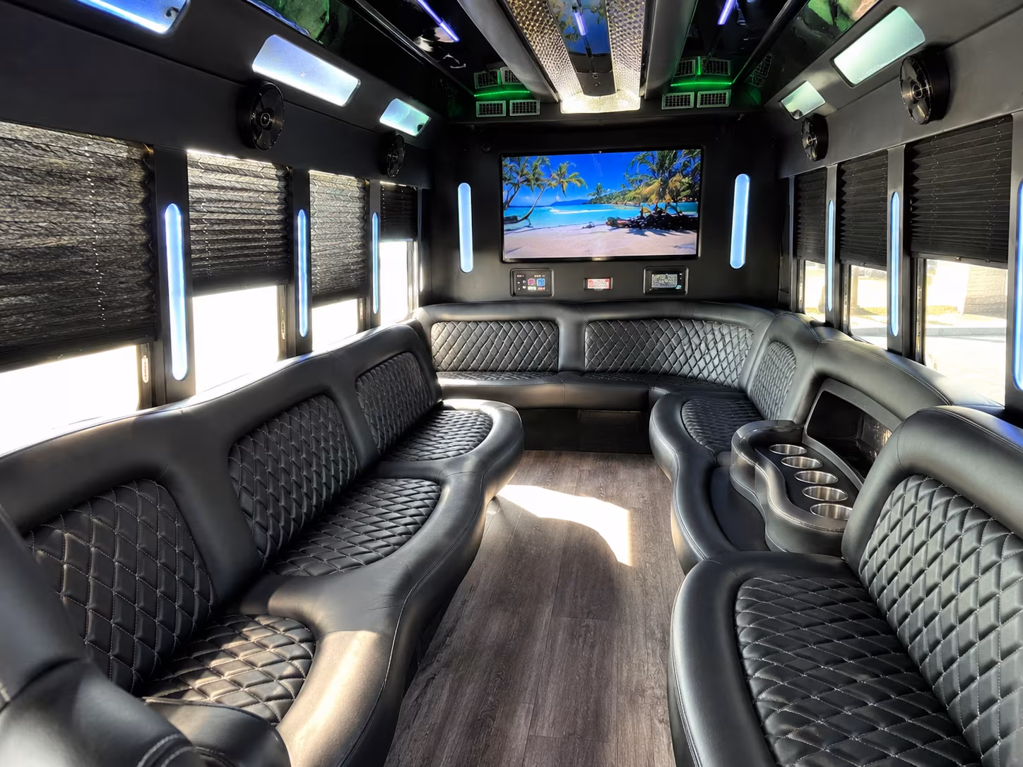 Abilene abilene birthday party bus rental party bus exterior