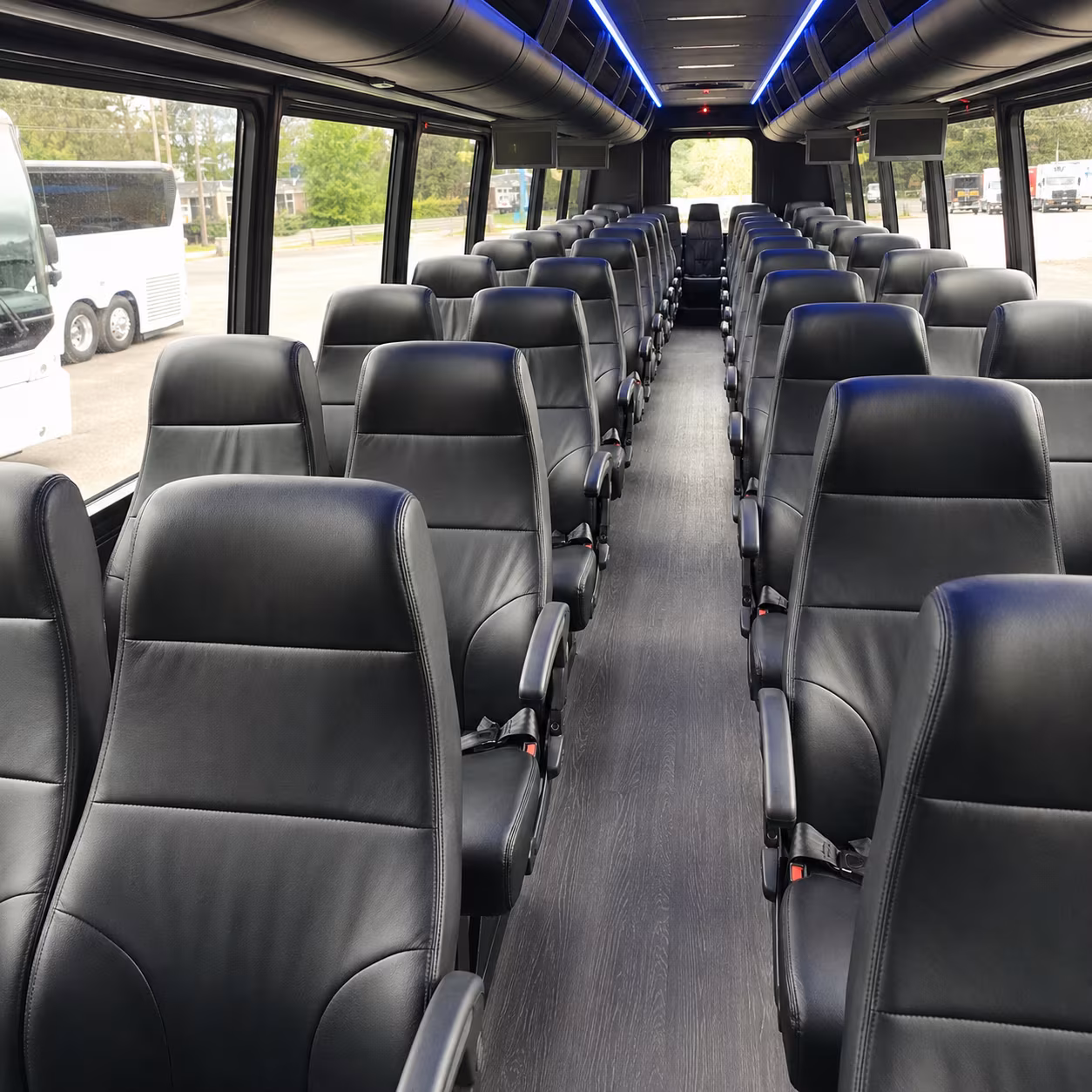 Abilene abilene corporate event party bus rental party bus exterior