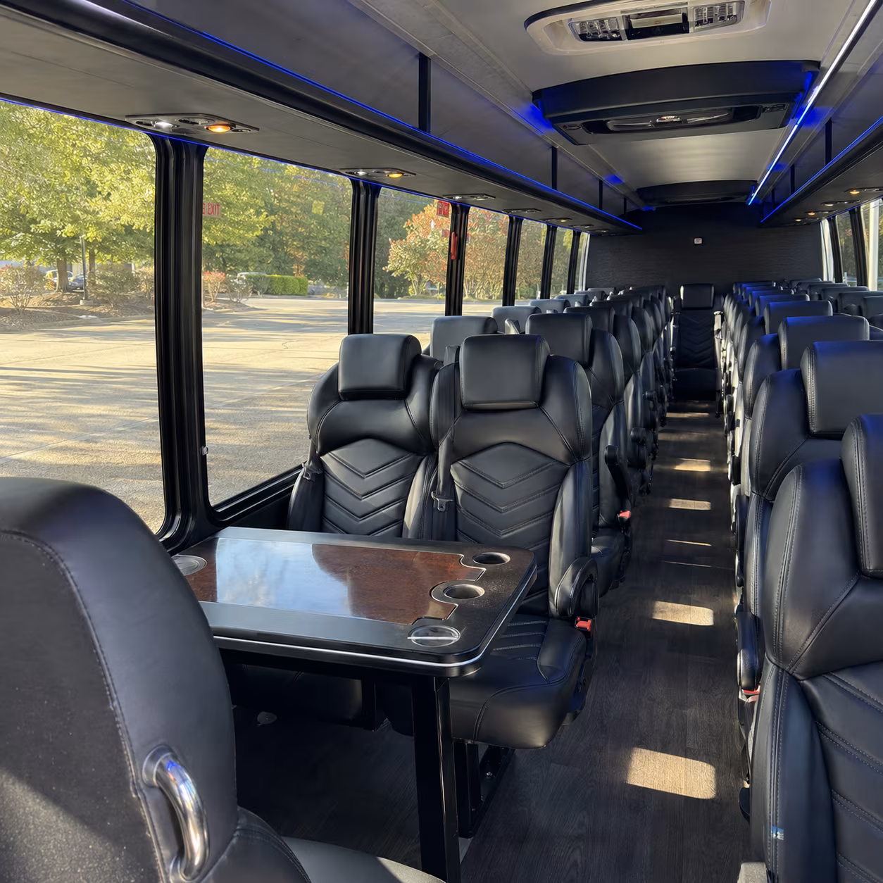 Abilene abilene corporate event party bus rental party bus exterior