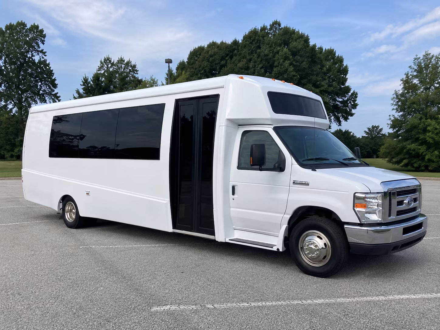 Abilene abilene private event party bus rental party bus exterior