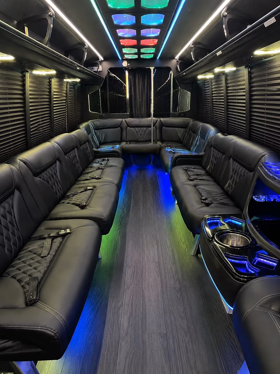 Abilene abilene prom party bus rental party bus exterior