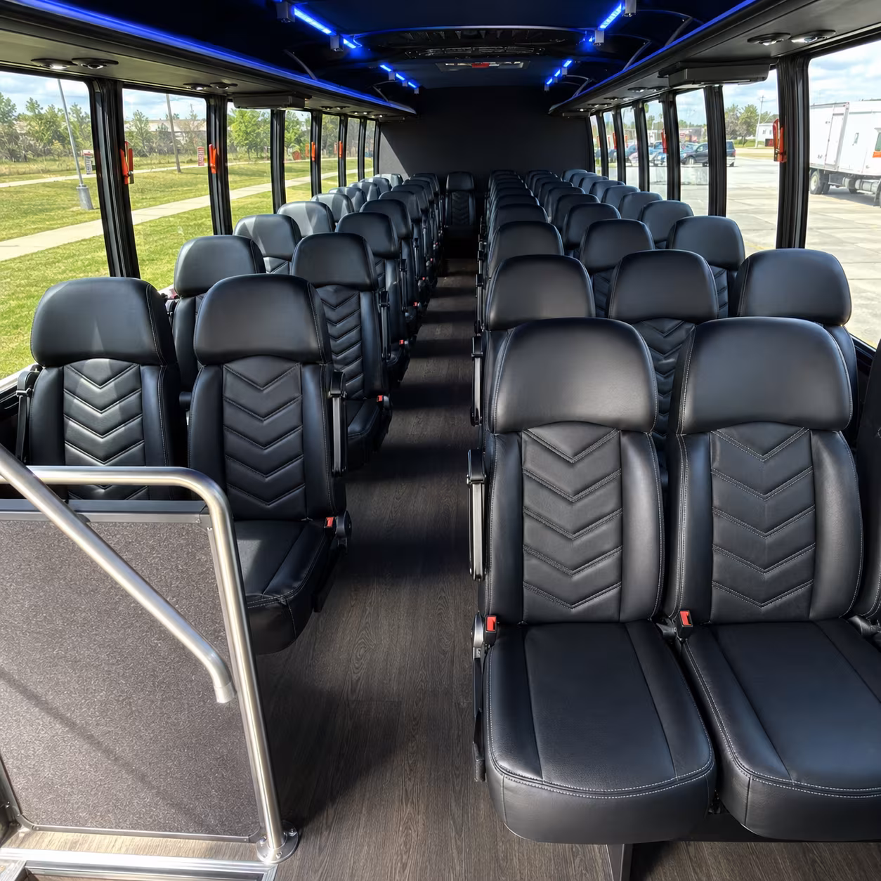Abilene abilene school event bus rental party bus exterior
