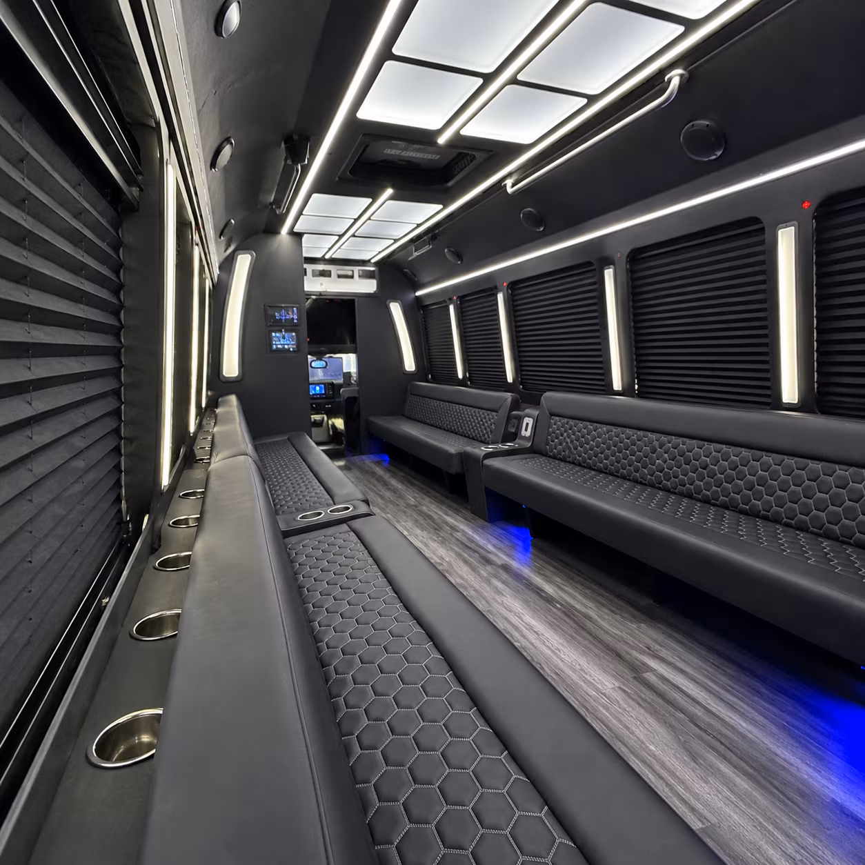 Abilene abilene sporting event party bus rental party bus exterior