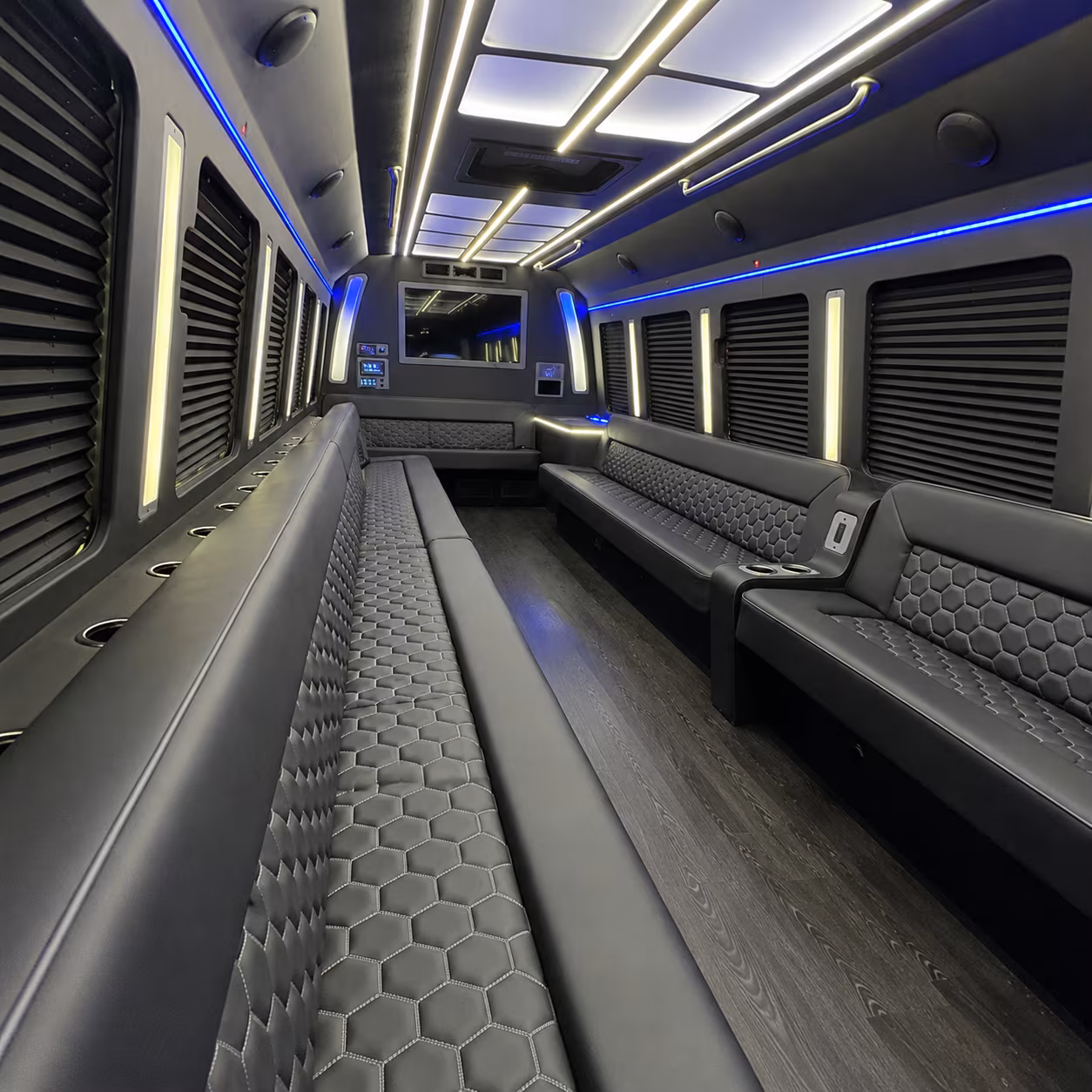 Abilene abilene wedding party bus rental party bus exterior