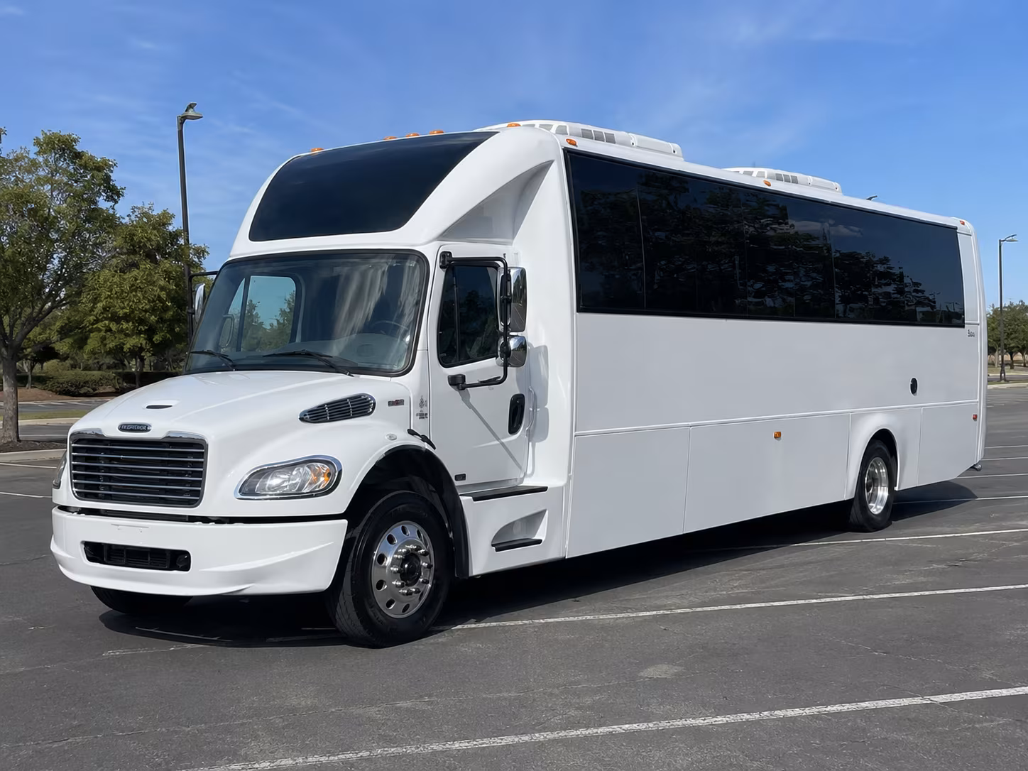 Abilene abilene wedding party bus rental party bus exterior