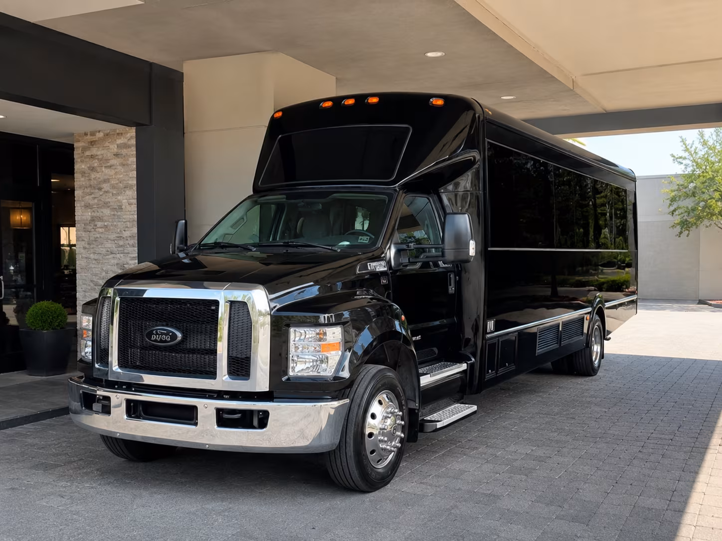 Abilene Private Event Transportation party bus interior