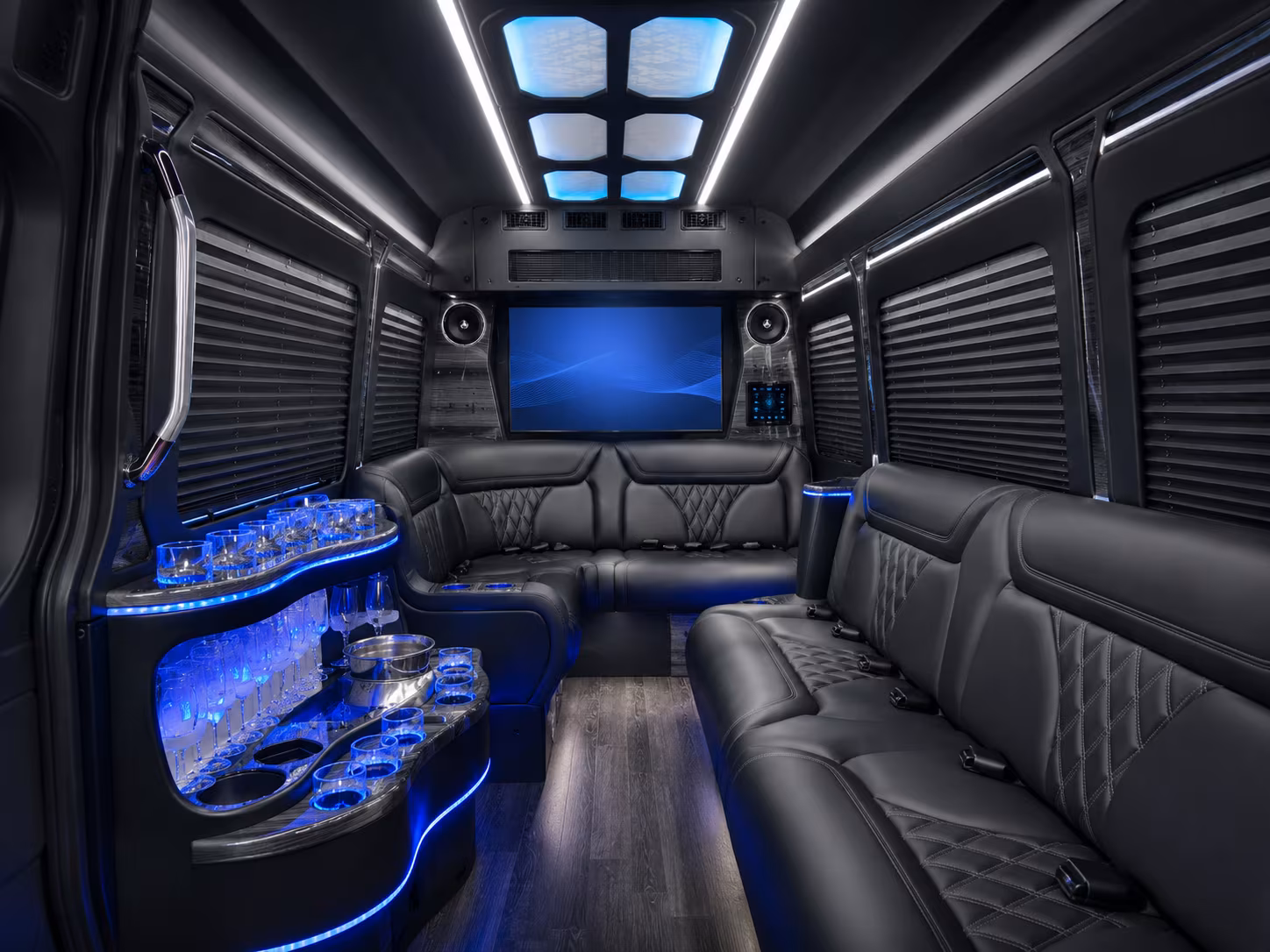 Abilene School Event Transportation onboard seating