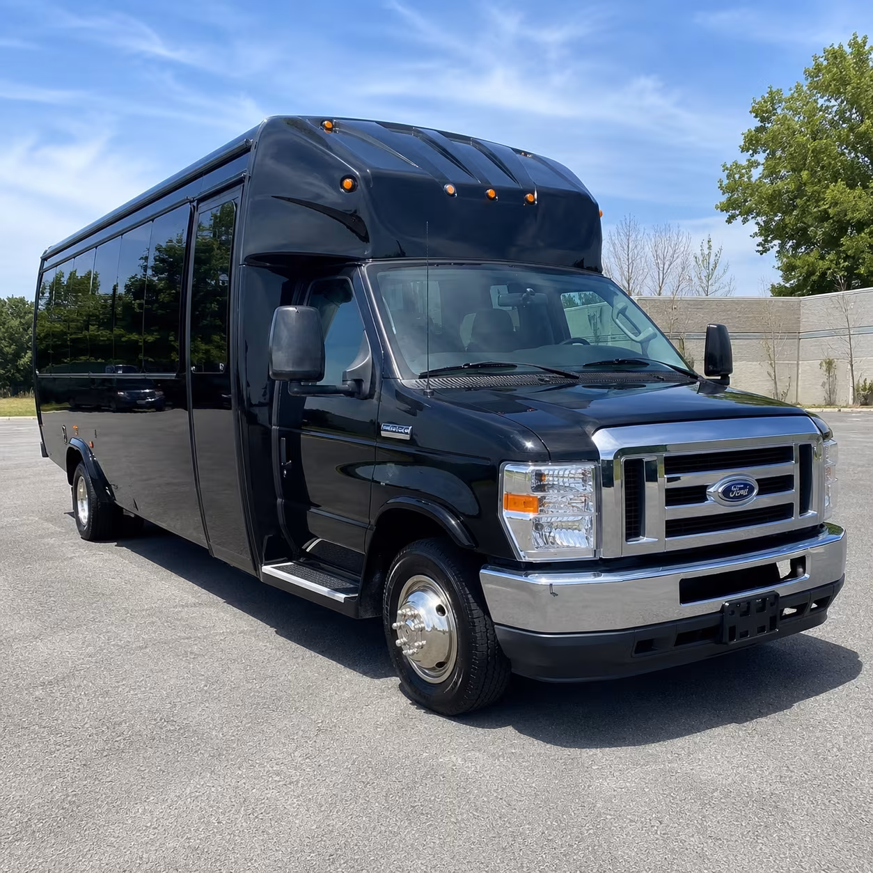 Interior of a Abilene party bus rental