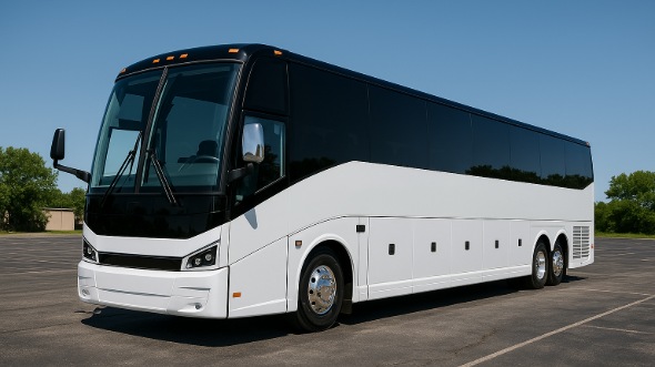 Exterior of Charter Bus Company San Angelo's 40 Passenger Party Bus in San Angelo