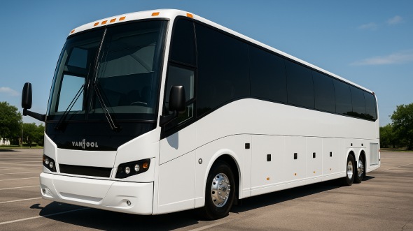 Exterior of Charter Bus Company Wichita Falls's 40 Passenger Party Bus in Wichita Falls