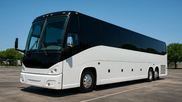 Exterior of Charter Bus Company Abilene's 44 Passenger Charter Bus in Abilene