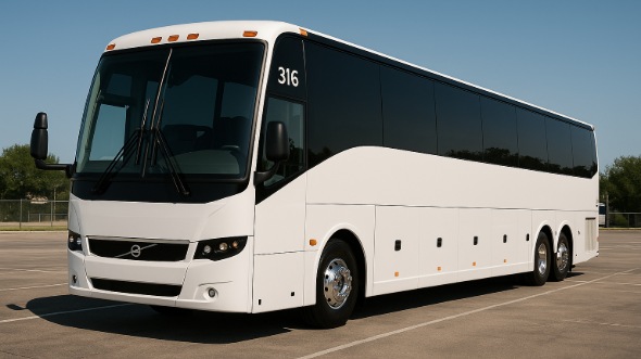 Exterior of Charter Bus Company Abilene's 45 Passenger Charter Bus in Abilene