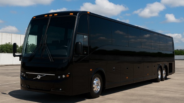 Exterior of Charter Bus Company Abilene's 46 Passenger Charter Bus in Abilene