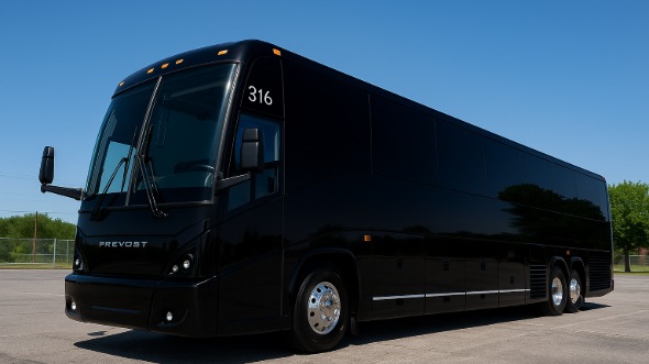 Exterior of Charter Bus Company Abilene's 47 Passenger Charter Bus in Abilene