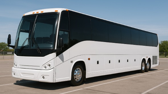 Exterior of Charter Bus Company Arlington's 50 Passenger Party Bus in Arlington