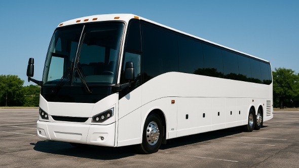Exterior of Charter Bus Company Abilene's 54 Passenger Charter Bus in Abilene