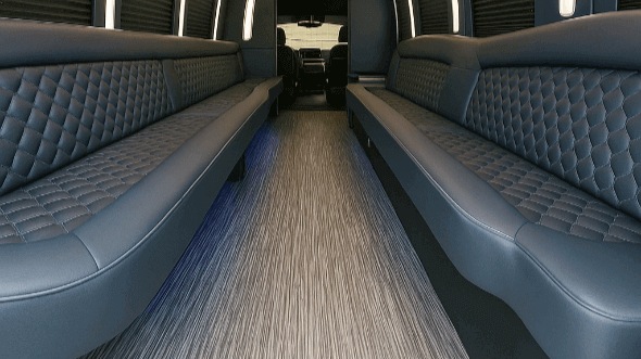 abilene 50 passenger party bus interior